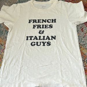 J.Crew “French Fries & Italian Guys” Tee